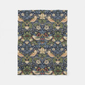 William Morris Strawberry Thief Fleece Deken (Voorkant)