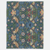 William Morris Strawberry Thief Fleece Deken (Voorkant)