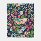 William Morris Strawberry Thief Fleece Deken (Voorkant)