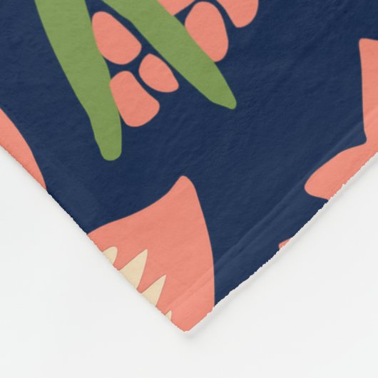 William Morris Strawberry Thief Fleece Deken (Hoek)