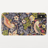 William Morris Strawberry Thief Floral Art Nouveau Case-Mate iPhone Case (Achterkant (horizontaal))