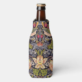 William Morris Strawberry Thief Floral Art Nouveau Flesjeskoeler (Fles Voorkant)