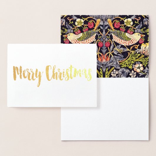 William Morris Strawberry Thief Floral Art Nouveau Folie Kaarten (Display)