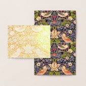 William Morris Strawberry Thief Floral Art Nouveau Folie Kaarten (Display)