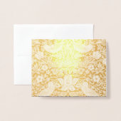 William Morris Strawberry Thief Floral Art Nouveau Folie Kaarten (Voorkant met envelop)