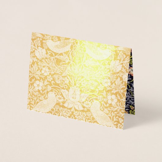 William Morris Strawberry Thief Floral Art Nouveau Folie Kaarten (Voorkant)