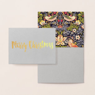 William Morris Strawberry Thief Floral Art Nouveau Folie Kaarten