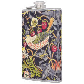 William Morris Strawberry Thief Floral Art Nouveau Heupfles (Links)