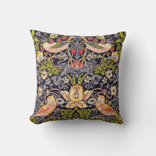 William Morris Strawberry Thief Floral Art Nouveau Kussen