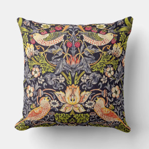 William Morris Strawberry Thief Floral Art Nouveau Kussen