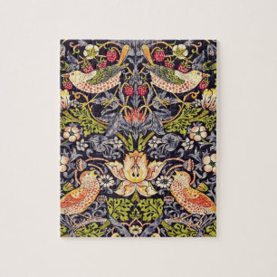 William Morris Strawberry Thief Floral Art Nouveau Legpuzzel
