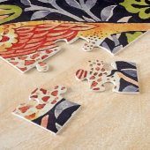 William Morris Strawberry Thief Floral Art Nouveau Legpuzzel (Zijkant)