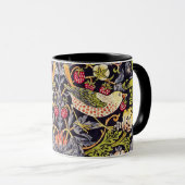 William Morris Strawberry Thief Floral Art Nouveau Mok (Voorkant rechts)