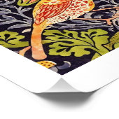 William Morris Strawberry Thief Floral Art Nouveau Perfect Poster (Hoek)