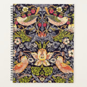 William Morris Strawberry Thief Floral Art Nouveau Planner (Voorkant)