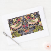 William Morris Strawberry Thief Floral Art Nouveau Rechthoekige Sticker (Envelop)