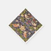 William Morris Strawberry Thief Floral Art Nouveau Servet (Hoek)