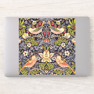 William Morris Strawberry Thief Floral Art Nouveau Sticker