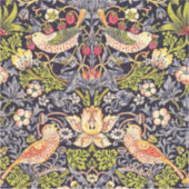 William Morris Strawberry Thief Floral Art Nouveau Sticker (Voorkant)