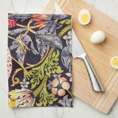 William Morris Strawberry Thief Floral Art Nouveau Theedoek (Quarter Fold)