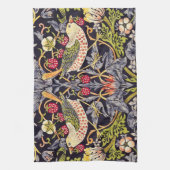 William Morris Strawberry Thief Floral Art Nouveau Theedoek (Verticaal)