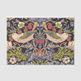 William Morris Strawberry Thief Floral Art Nouveau Tissuepapier