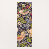 William Morris Strawberry Thief Floral Art Nouveau Yogamat (Achterkant)