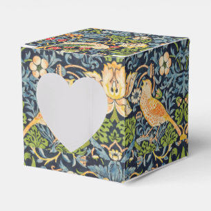 William Morris Strawberry Thief Floral Pattern Bedankdoosjes