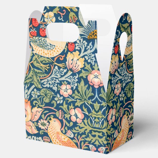 William Morris Strawberry Thief Floral Pattern Bedankdoosjes (Geopend)