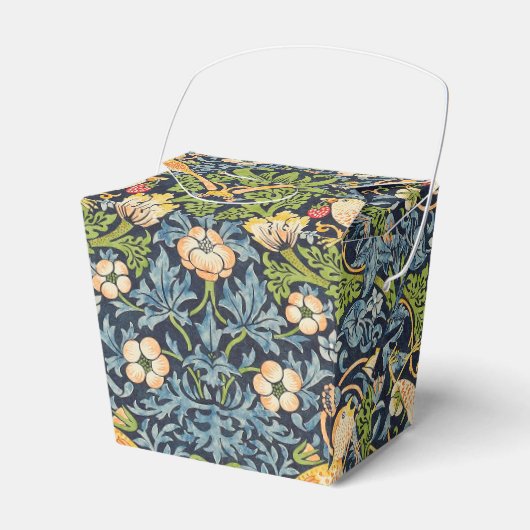 William Morris Strawberry Thief Floral Pattern Bedankdoosjes (Voorkant Zijde)
