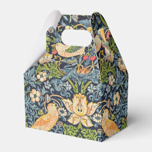 William Morris Strawberry Thief Floral Pattern Bedankdoosjes