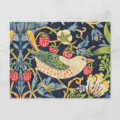 William Morris Strawberry Thief Floral Pattern Briefkaart (Voorkant)