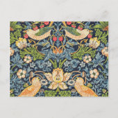 William Morris Strawberry Thief Floral Pattern Briefkaart (Voorkant)
