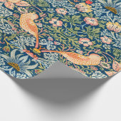 William Morris Strawberry Thief Floral Pattern Cadeaupapier (Hoek)