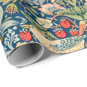 William Morris Strawberry Thief Floral Pattern Cadeaupapier (Rol Hoek)