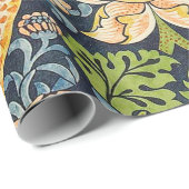 William Morris Strawberry Thief Floral Pattern Cadeaupapier (Rol Hoek)