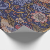 William Morris Strawberry Thief Floral Pattern Cadeaupapier (Hoek)