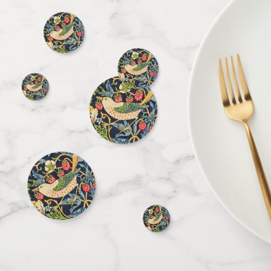 William Morris Strawberry Thief Floral Pattern Confetti (Groep)