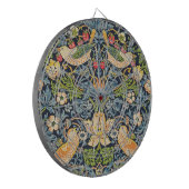 William Morris Strawberry Thief Floral Pattern Dartbord (Voorkant Links)