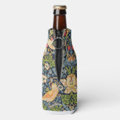 William Morris Strawberry Thief Floral Pattern Flesjeskoeler (Fles Achterkant)