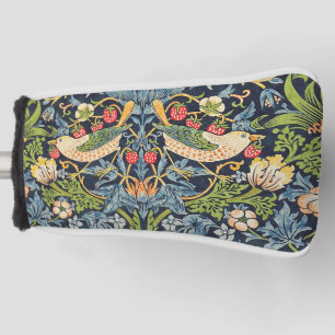 William Morris Strawberry Thief Floral Pattern Golfheadcover