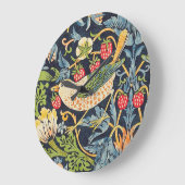 William Morris Strawberry Thief Floral Pattern Grote Klok (Hoek)