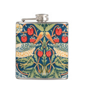 William Morris Strawberry Thief Floral Pattern Heupfles (Voorkant)