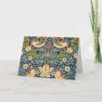 William Morris Strawberry Thief Floral Pattern