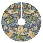 William Morris - Strawberry Thief Floral Pattern Kerstboom Rok (Voorkant)