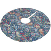 William Morris Strawberry Thief Floral Pattern Kerstboom Rok (Gekanteld)