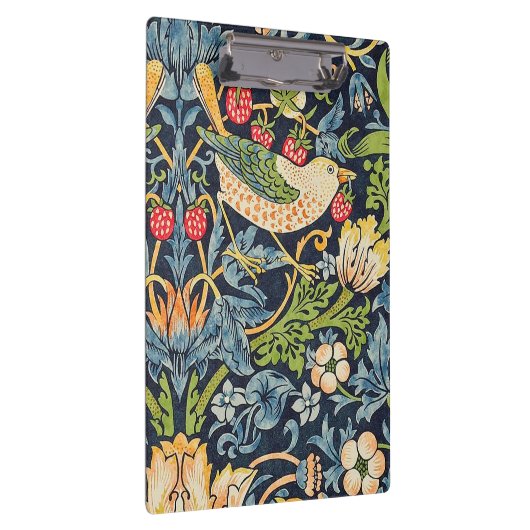 William Morris Strawberry Thief Floral Pattern Klembord (Rechts)