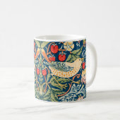 William Morris Strawberry Thief Floral Pattern Koffiemok (Voorkant rechts)