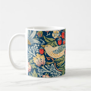 William Morris Strawberry Thief Floral Pattern Koffiemok