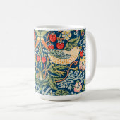 William Morris Strawberry Thief Floral Pattern Koffiemok (Voorkant rechts)
